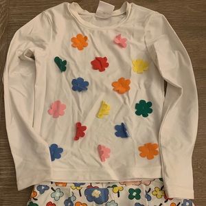 Hanna Andersson two piece rash guard swimsuit